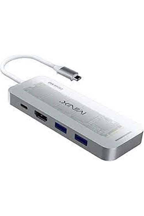 Minix NEO-S2SI 240GB SSDTaşınabilir USB-C Silver Multiport