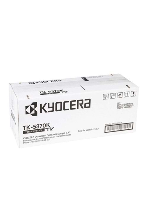 Kyocera TK-5370K Black Siyah Orjinal Fotokopi Toneri Ecosys MA3500cix - MA3500cifx 7.000 Sayfa