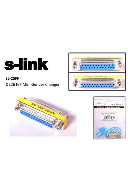 S-link SL-25FF Paralel Dişi-Dişi 25pin Dönüştürücü