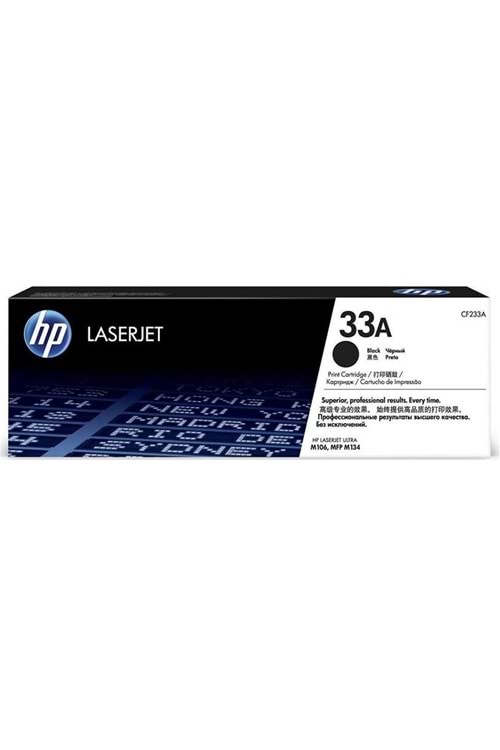 HP 33A Black Siyah 2.300 Sayfa Toner CF233A