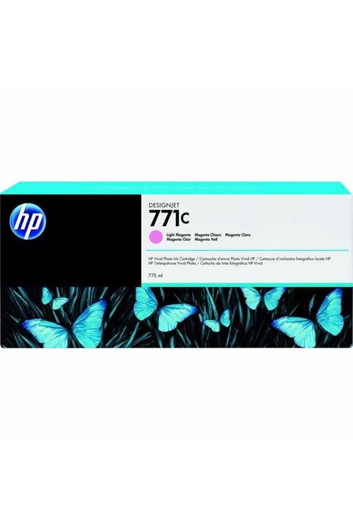 HP 771C Light Magenta Açık Kırmızı 775ML Plotter Kartuşu B6Y11A
