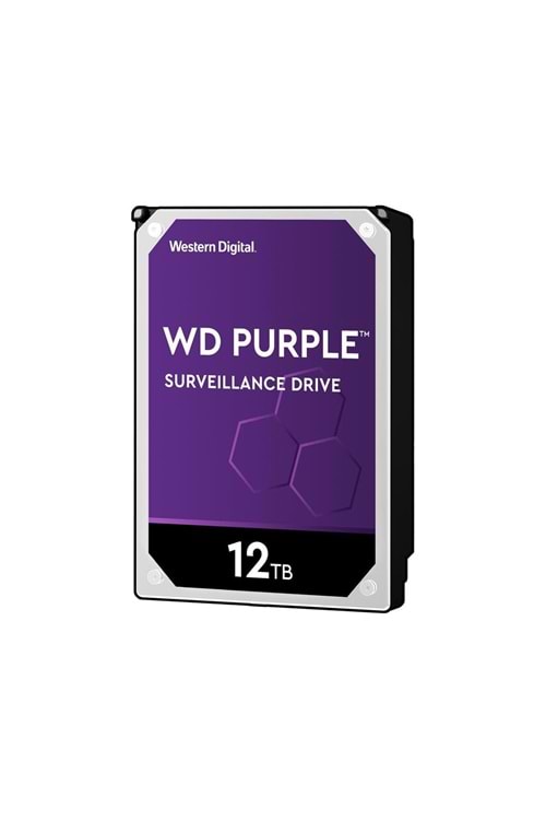 Wd 12Tb Purple Wd121Purz 7200 Rpm 256Mb Cache Sata Harddisk