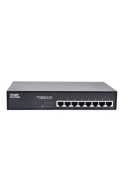Ruijie 8 x 10-100-1000BASE-T Unmanaged Switch RG-S1808G