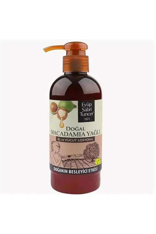 Doğal Macadamia Yağlı El ve Vücut Losyonu 250ml