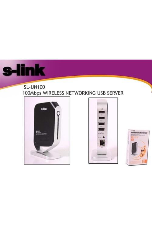 S-link SN-UN100 100mhps Wrls Networking Usb Server