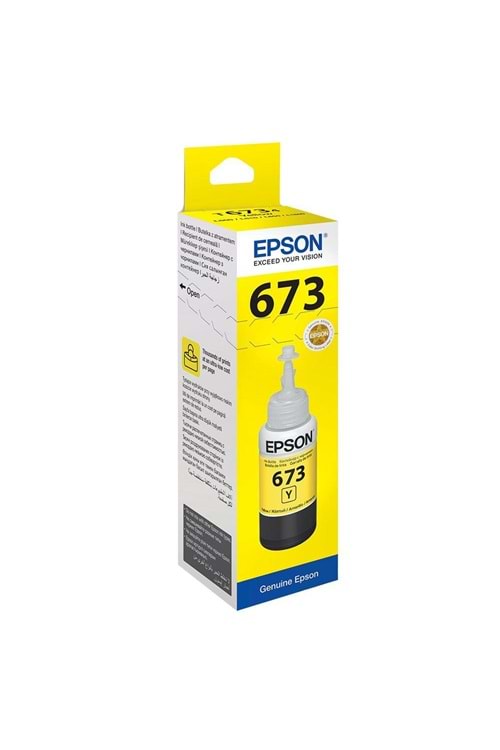Epson T6734 Yellow Sarı Şişe Mürekkep T67344A