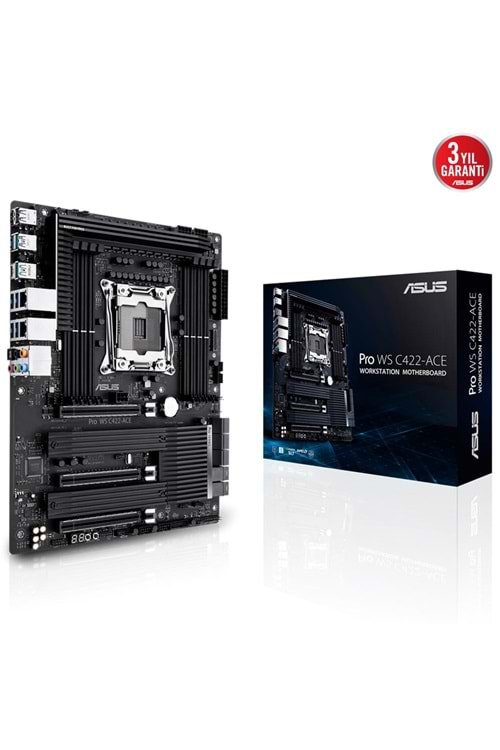 Asus Pro Ws C422-Ace Intel C422 2066 Soket Ddr4 512GB 2933MHz M.2 ATX Anakart